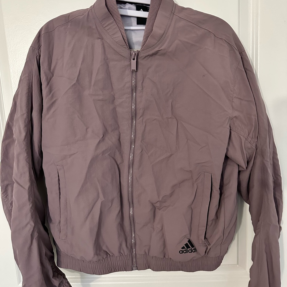 Adidas Women's Mauve Bomber Jacket